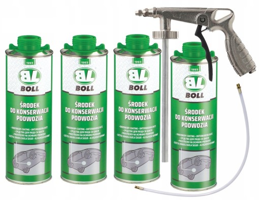 КОМПЛЕКТ ДЛЯ ОБСЛУЖИВАНИЯ ШАССИ BOLL 4L + ПИСТОЛЕТ