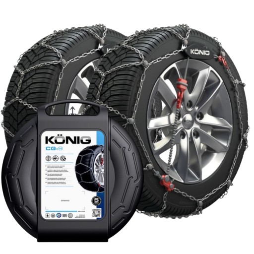 Ланцюги könig cg-9 gr.90 205/55r16 195/55r17 205/50r17 225/35r18 натягувач