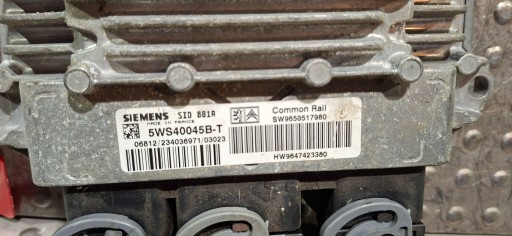 computer 5WS40045B-T 9650517980 9647423380 CITROEN PEUGEOT 2.0 HDI