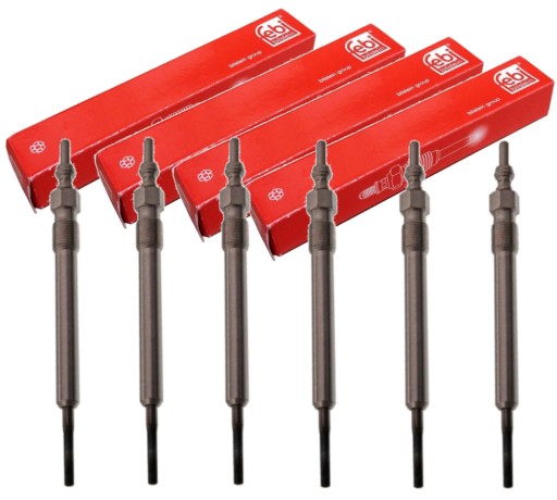 Набір свічок розжарювання febi 38831 - 6 шт.