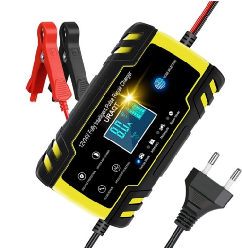 Зарядное устройство выпрямитель для батареи 12V 8A красный