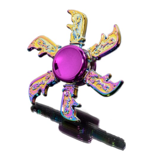 FIDGET SPINNER HAND SPINER METAL FLAMES