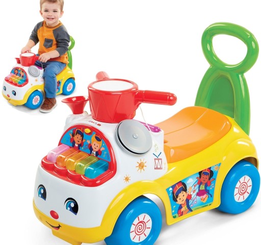 Fisher Price JEŹDZIK CHODZIK 3w1 Muzyczna Parada