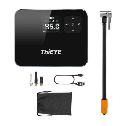 ЭЛЕКТРИЧЕСКИЙ НАСОС-КОМПРЕССОР ДЛЯ ВЕЛОСИПЕДНЫХ АВТОМОБИЛЬНЫХ КОЛЕС