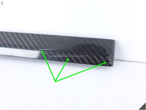 AUDI SQ8 Q8 S-LINE 4M8 18- moulding DEKOR door left rear part CARBON