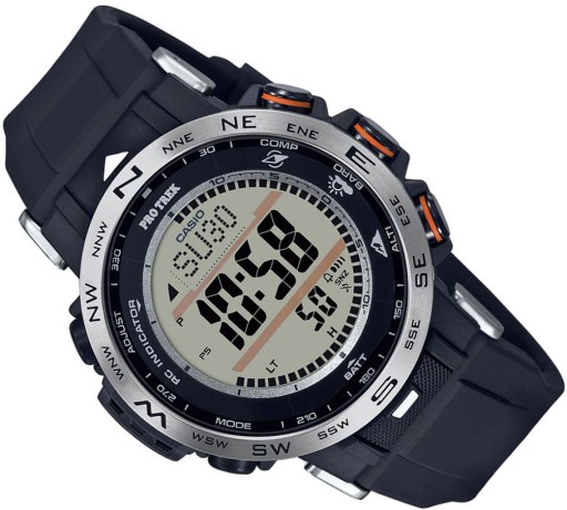 ŠPORTOVÉ MULTIFUNKČNÁ HODINKY CASIO PRW-30-1A SOLÁRNA S DCF SENSORY 45mm