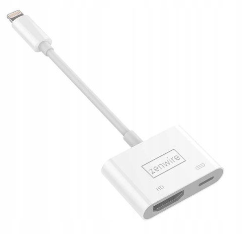 PRZEJŚCIÓWKA Adapter Kabel HUB Lightning HDMI do iPhone iPad iPod FHD 60Hz