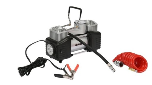 АВТОМОБИЛЬНЫЙ КОМПРЕССОР СО СВЕТОДИОДНОЙ ЛАМПОЙ 12 В 250 ВТ 10 БАР