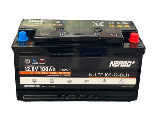 Аккумулятор nerbo литиевый n-lfp 100-12