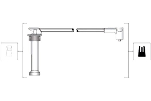 941318111300 - КОМПЛЕКТ КАБЕЛІВ ЗАПАЛЮВАННЯ MAGNETI MARELLI FORD FOCUS ТА MONDEO III