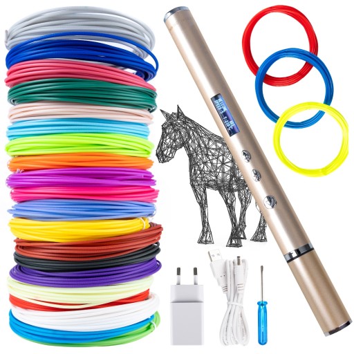 3D PRO PRINTER PEN + ШАБЛОНИ