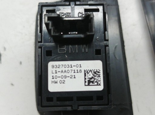window control switch KPL rear part 2 SZT 9327031 Bmw Seria 5 VII (2017-2024) G30/G31