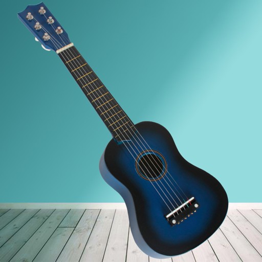 Mini 21-palcová 6 strunová akustická gitara