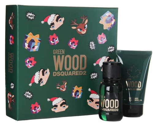 dsquared² green wood woda toaletowa 30 ml   zestaw