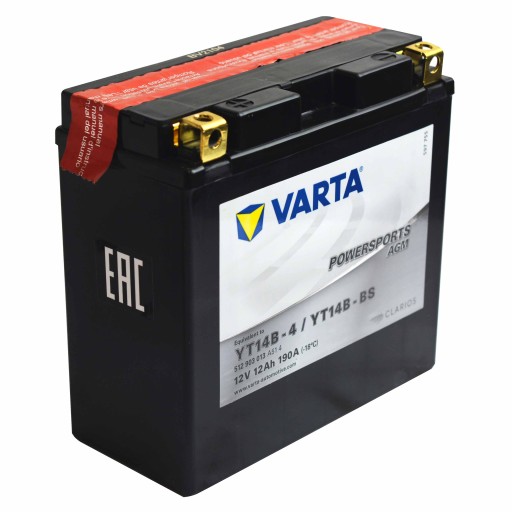 549658 - VARTA YT14B-BS 12V 12AH 190A YT14B-4
