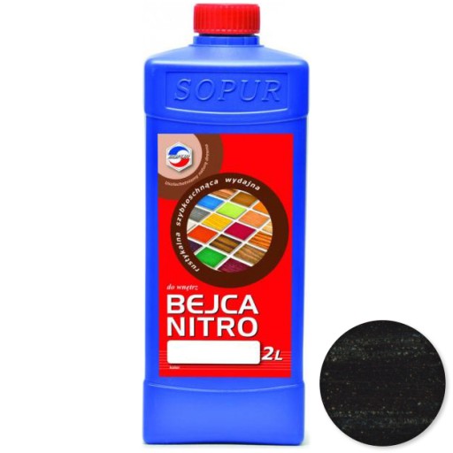 Nitro moridlo na drevo SOPUR 2l čierne 29-30