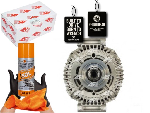 ASPA3257#ECS-PCP+K - Генератор audi a6 2.4-3.2 04- 180a as-pl #petrolhead pro+ kit4