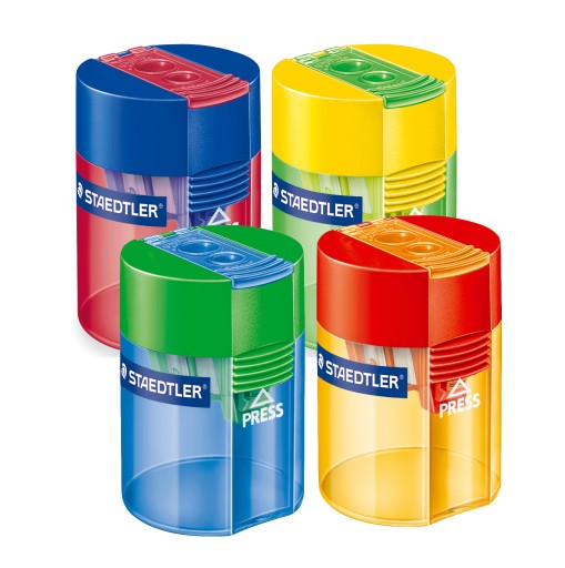 Ручна подвійна точилка з багатобарвним контейнером Staedtler