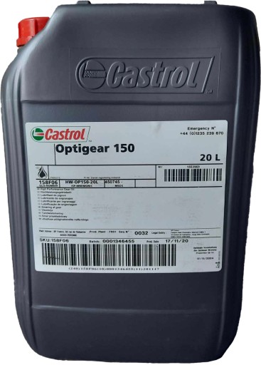 Castrol optigear 150, 20л