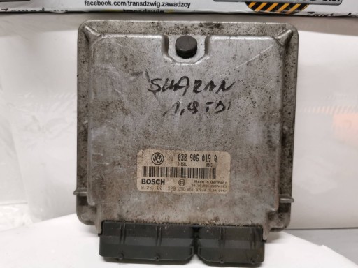 Контроллер двигателя volkswagen sharan 038906019q all/w/d/10