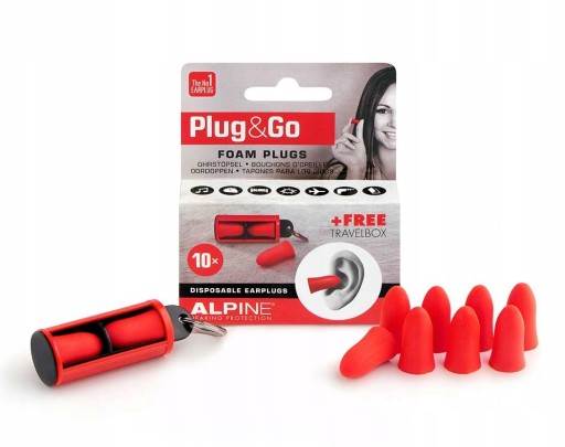 БЕРУШІ ALPINE PLUG\u0026GO 10 ШТ. BIMOTO