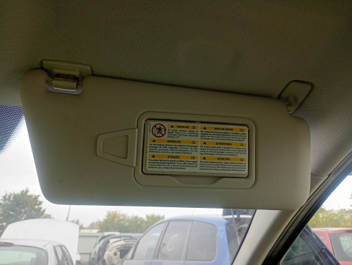 cover sun right of the passenger Mercedes B-class W245 05-11