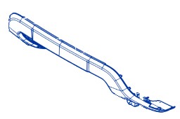620724861R 620721430R - Оздоблення бампера Dacia Duster II