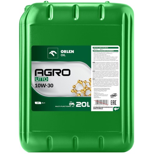 Orlen oil agro utto gl-4 10w-30 трансмиссионное и гидравлическое масло | 20 лет