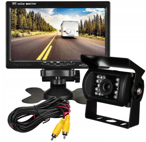 Камера заднього ВИДА18IR Монітор 7 TIR BUS 15M 12V / 24V