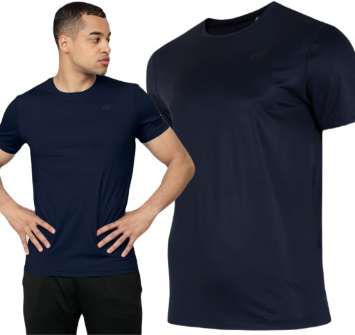 Тренувальна футболка з коротким рукавом 4F 3XL, відтінки синього