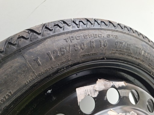 OPEL 5X120 wheel spare 125/80 R16
