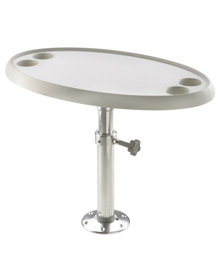 PTT5070 - Овальный стол 76 x 45 см с регулируемой ножкой VETUS 553