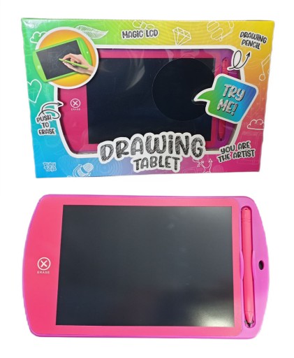 Планшет для малювання з рожевим описом