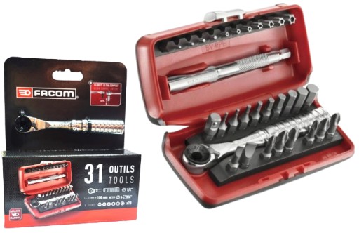 Facom набор трещотки биты 1/4 R. PEJ31PB