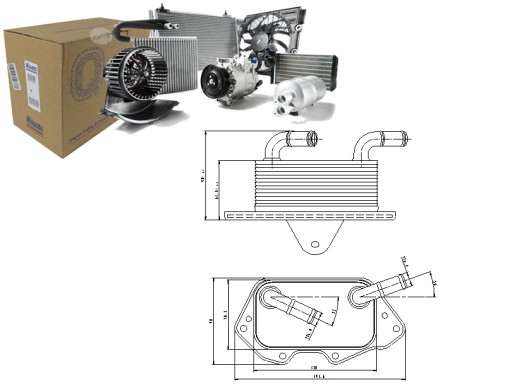 86218658 - NIS90662 ОХОЛОДЖУВАЧ МАСЛА ДВИГУНА AUDI A4, A5,