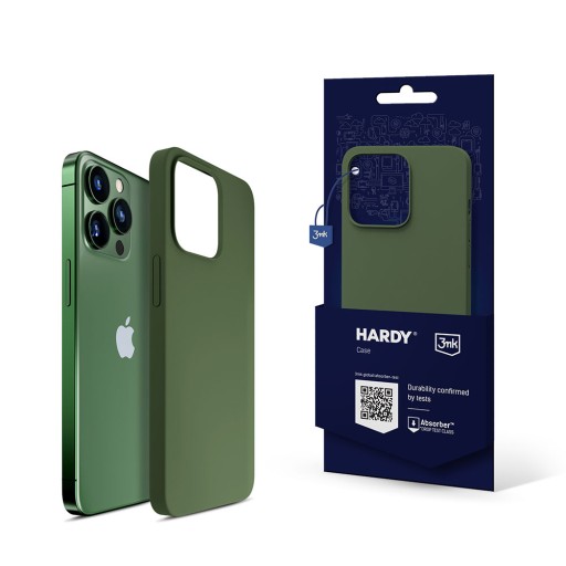 Zielone Etui na Apple iPhone 13 Pro 3mk HARDY Case