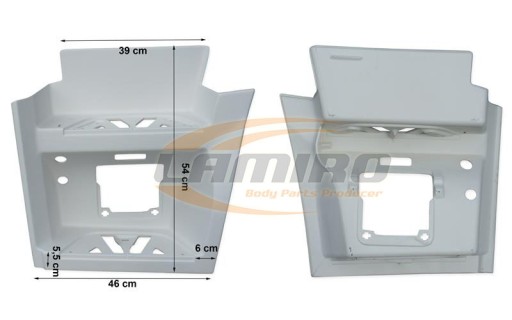 1980-15EX - MERCEDES ACTROS MP4 СТУПЕНЬ ЛЕВАЯ СТУПЕНЬ LOW DECK