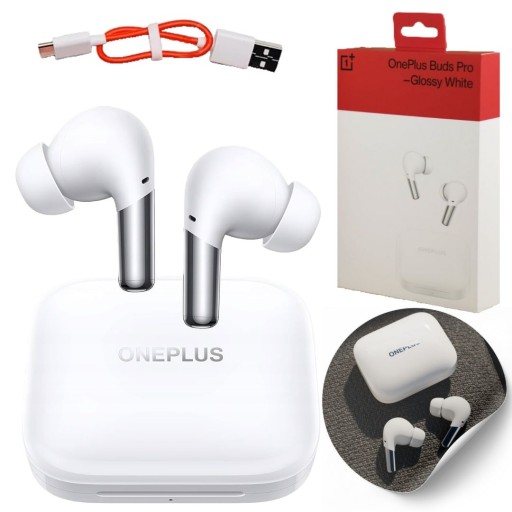 Białe Słuchawki TWS OnePlus Buds Pro Sklep, Opinie, Cena w Allegro