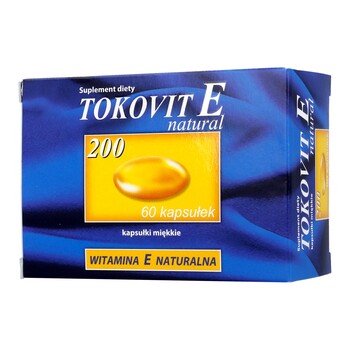 Tokovit E Natural 200 mg 60 kaps.