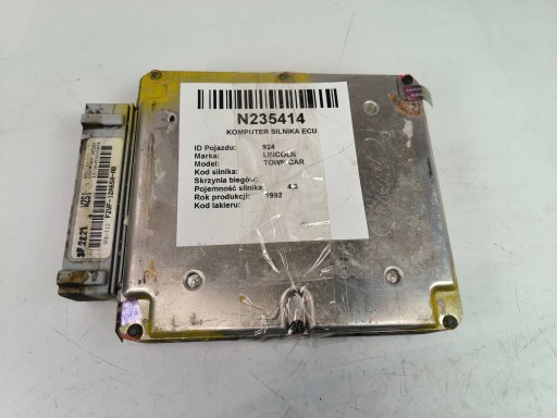 computer of the engine ECU F2VF-12A650-AB LINCOLN TOWN CAR
