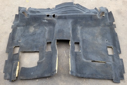 carpet mats floor rear rear part MERCEDES ML W164 black OE EU