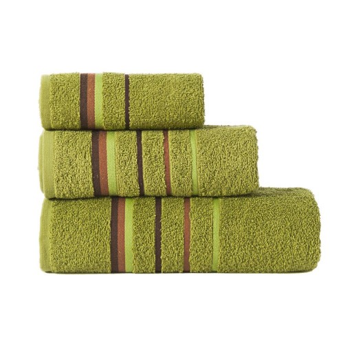 Ręcznik frotte 50x90 cm bawełna zielony