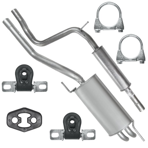 Комплект глушителя VW Caddy 95-04 II 2 1.7 1.9 SDI TDI