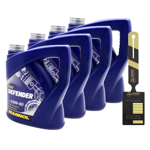 Моторна олива Mannol Defender 10w40 7507 16л
