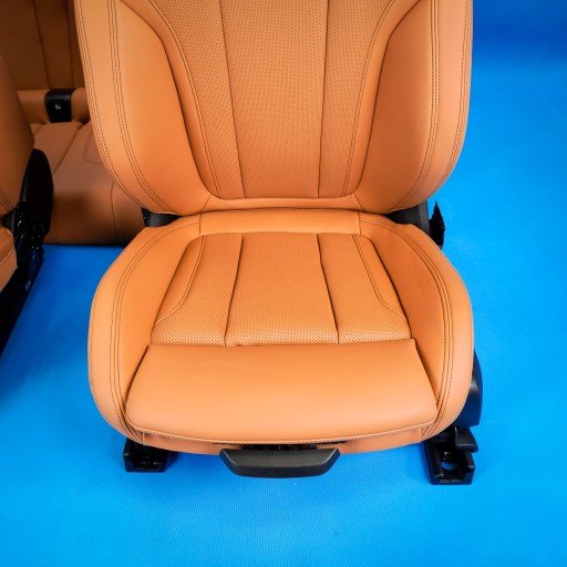 seats leather seat Cognac braz heated pamiec BMW X3 G01 LCI 5407km