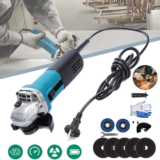 КУТОВА ШЛІФУВАЛЬНА МАШИНА, ДІАМЕТР ДИСКА 125 ММ, ПОТУЖНА ЕЛЕКТРИЧНА КУТОВА ШЛІФУВАЛЬНА МАШИНА 710 Вт