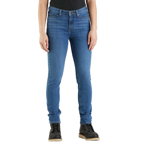 CARHARTT dámske džínsové nohavice Slim modré 4