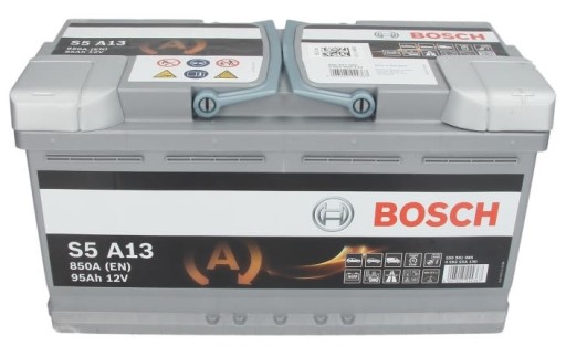 0 092 - Аккумулятор 95AH 850A SILVER S5 AGM P + BOSCH для ИБП
