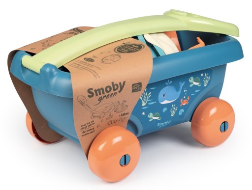 smoby> SADA DO PIESKU KOČÍK FORMIČKA VEDIERKO EKO