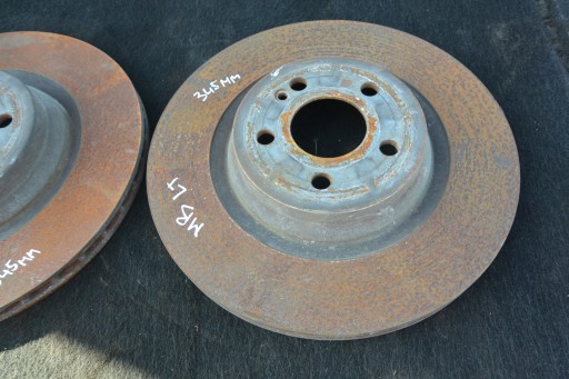 discs rear part 345 MM MERCEDES-BENZ GLE GLS W167 X167 MAYBACH AMG 63 KOMPLET
